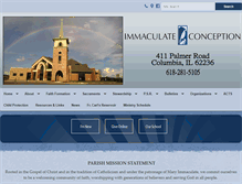Tablet Screenshot of icc-columbia-il.us